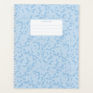 Agenda Padrão de Mármore de Cor Pastel Manchado Anual