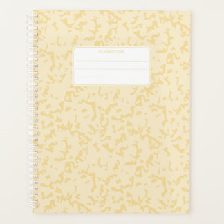 Agenda Padrão de Mármore de Cor Pastel Manchado Anual