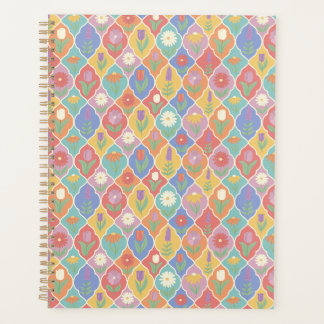 Agenda Padrão de Moldura Floral Brilhante – Botânica Colo