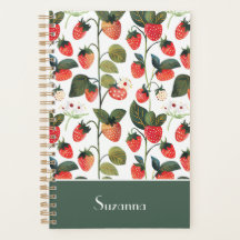 Padrão de Morango Personalizado Bonito