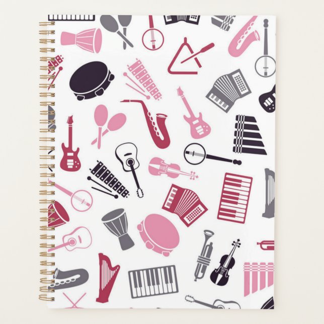 Agenda Padrão de música (Frente)