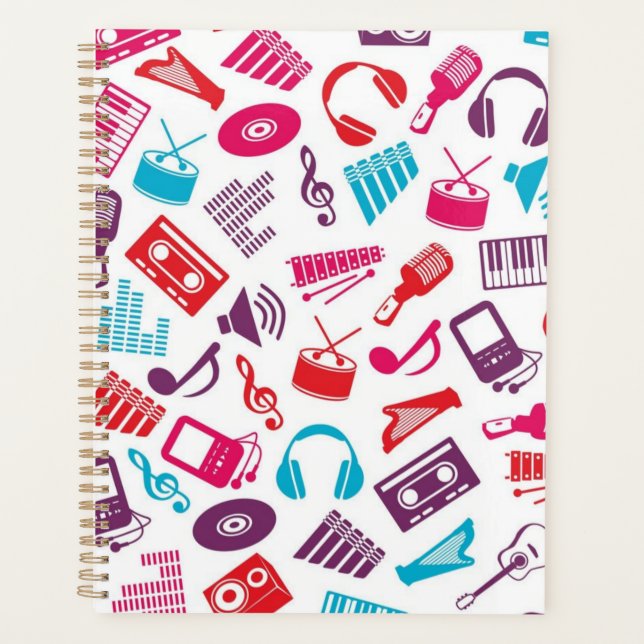 Agenda Padrão de música (Frente)