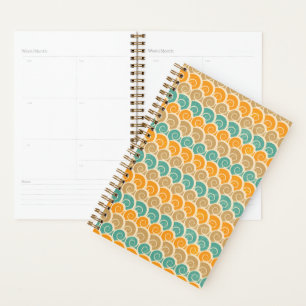 Agenda Padrão de Ondas de Aquarela