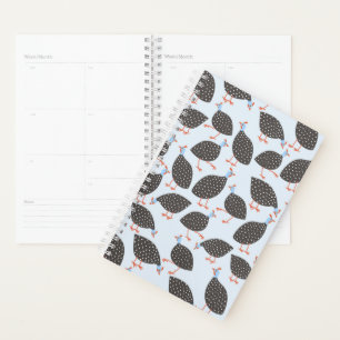 Agenda Padrão de Pássaro de Pássaro de Pássaro Quirky Gui