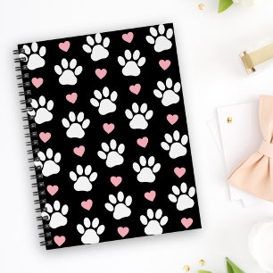 Agenda Padrão De Patas, Patas Cachorros, Patas Brancas, C