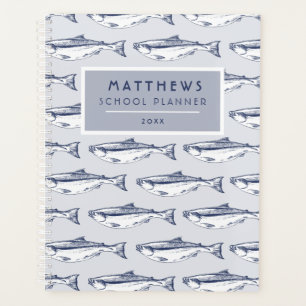 Agenda Padrão de Peixe Legal Personalizado para Escola