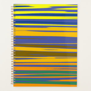 Agenda Padrão de Stripes Coloridas