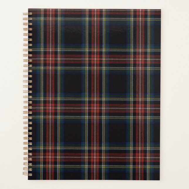 Agenda Padrão de Tartan (8,5" x 11") (Frente)