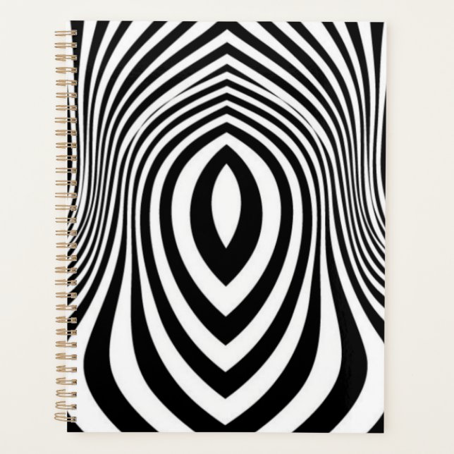 Agenda Padrão de Textura de Impressão de Pele de Zebra (Frente)