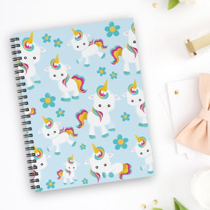 Agenda Padrão De Unicórnios, Unicórnios Fofos, Flores