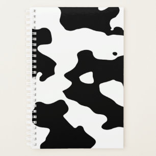 Agenda Padrão de Vaca Preto e Branco