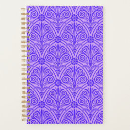 Agenda Padrão de Vintage Roxo