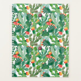 Agenda Padrão do Cactus Watercolor