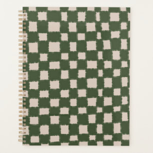 Agenda Padrão do quadro de verificação da Cinza verde leg