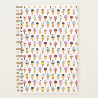 Agenda Padrão do Sorvete Kawaii