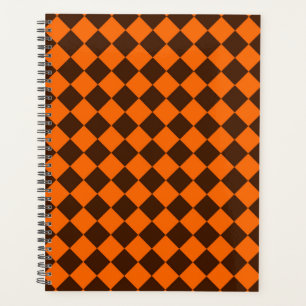 Agenda Padrão do Verificador de Diamantes Orange Brown