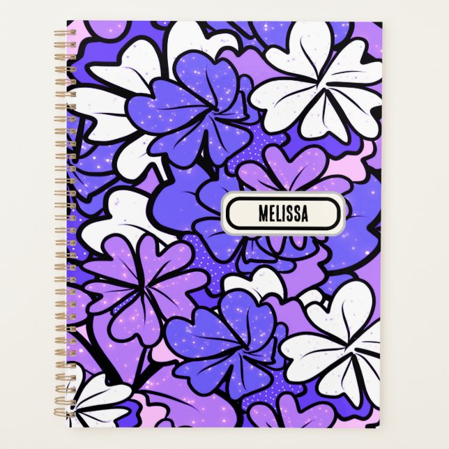 Agenda Padrão floral (Frente)