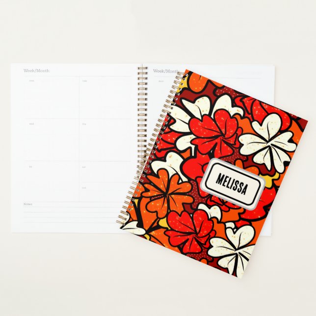 Agenda Padrão floral (Exibição)