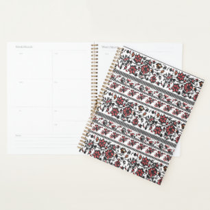 Agenda Padrão Floral Botânico Cottagecore