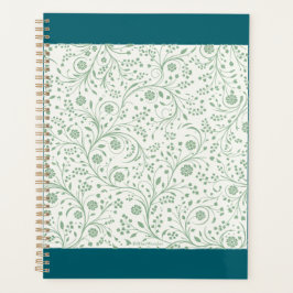 Agenda Padrão Floral Botânico Elegante – Natureza Minimal