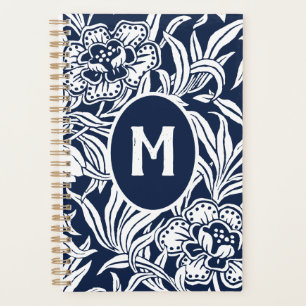 Agenda Padrão Floral Botânico Vintage Art Nouveau