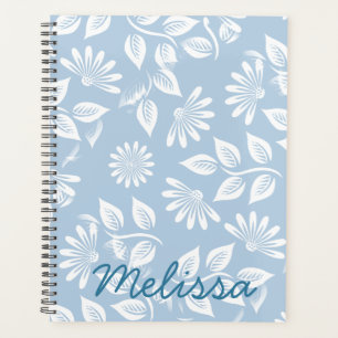 Agenda Padrão Floral Clássico - Escolha sua cor! -