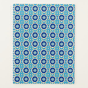 Agenda Padrão Floral Vibrant Boho Chic