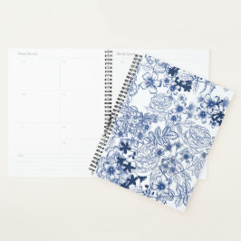 Agenda Padrão Francês Vintage Toile-De-Jouy