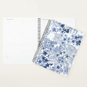 Agenda Padrão Francês Vintage Toile-De-Jouy