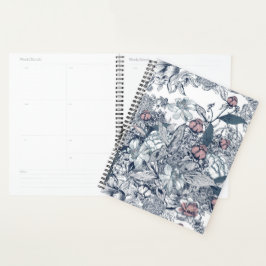 Agenda Padrão Francês Vintage Toile-De-Jouy