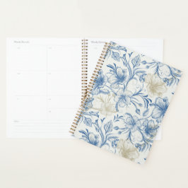 Agenda Padrão Francês Vintage Toile-De-Jouy