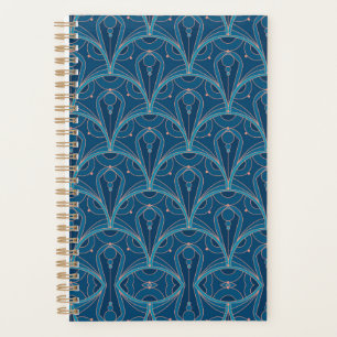 Agenda Padrão geométrico Art Deco repetitivo
