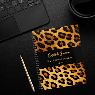 Agenda Padrão-leopardo preto 2025