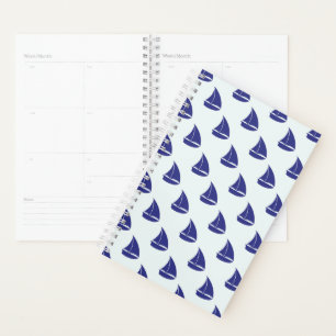 Agenda Padrão Real Blue Sailboat