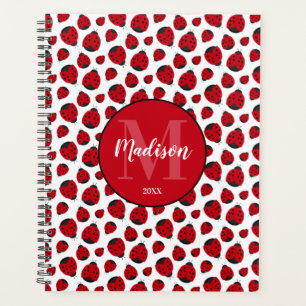Agenda Padrão Red Ladybug Personalizado