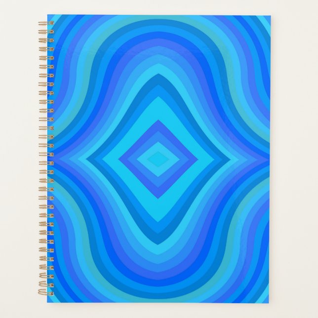 Agenda Padrão retroativo azul (Frente)