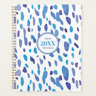 Agenda Padrão Roxo e Azul da Tela Retroativa