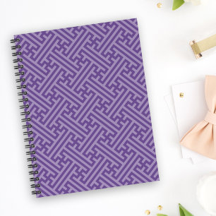 Agenda Padrão Sayagata, japonês, roxo e rosa