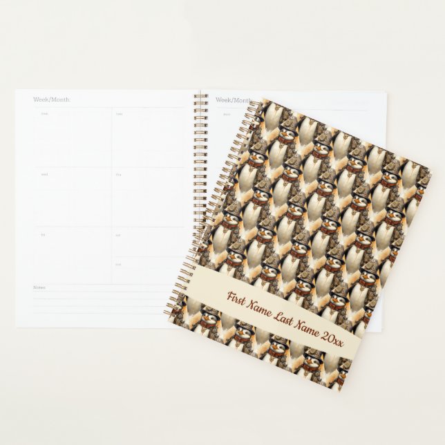 Agenda Padrão Steampunk Penguin 1 (Exibição)