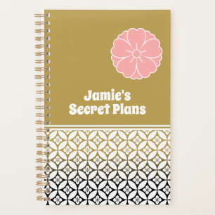 Agenda Padrão Tradicional de Nave Japonês e Sakura