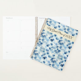 Agenda Padrão Tradicional Japonês de Tinta Azul nº 2
