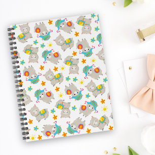 Agenda Padrões De Lhamas, Llamas Cutas, Alpacas, Flores