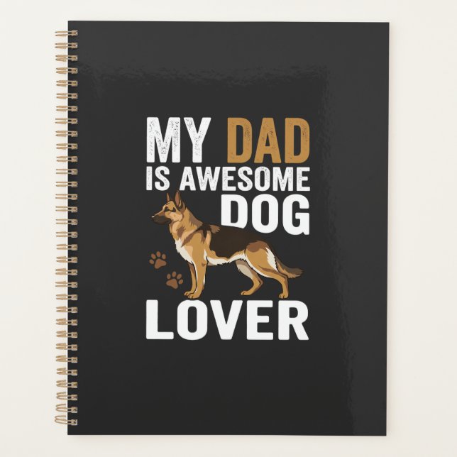 Agenda Pai Amante de Cachorro é Incrível (Frente)