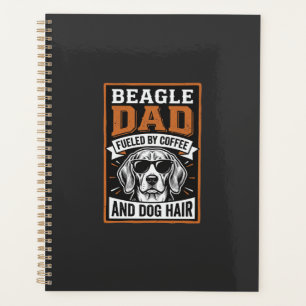 Agenda Pai Beagle Energizado por Café e Pelo de Cachorro
