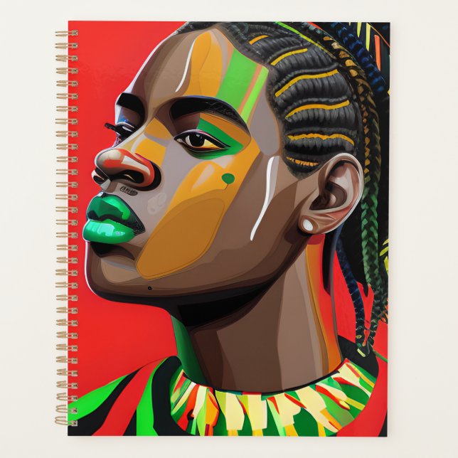 Agenda Pai Bruh Melanin Décimo Rei Filho Africano (Frente)