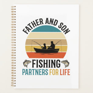 Agenda Pai e Filho Parceiros de Pesca para a Vida Design_