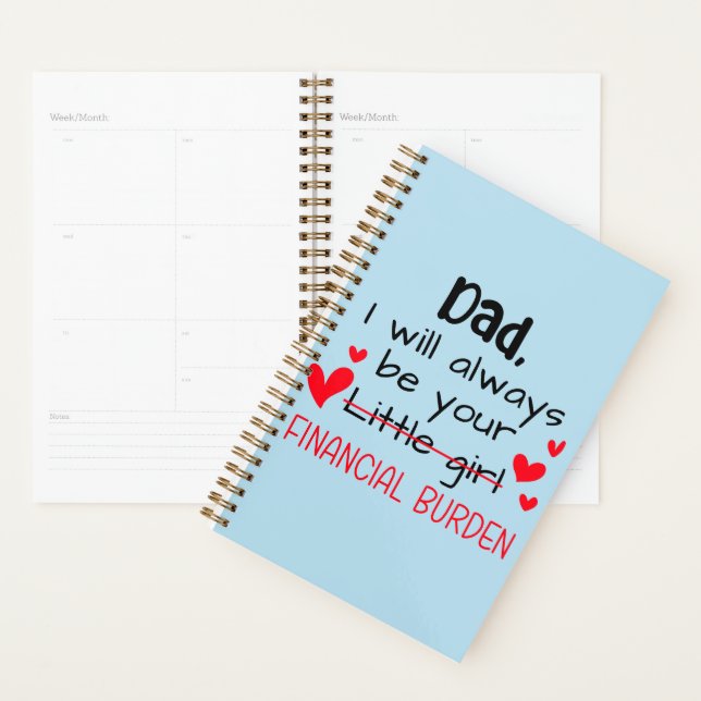 Agenda Pai Sempre Ser Sua Menina, Financeira (Exibição)