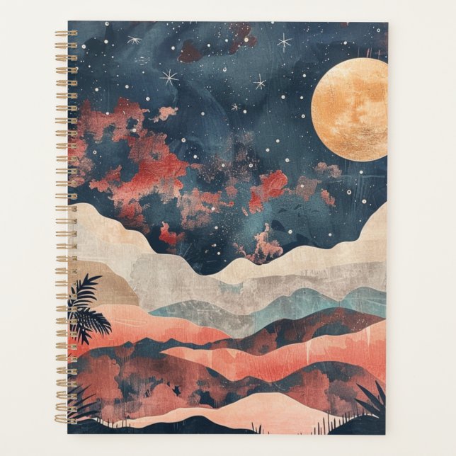 Agenda Paisagem Boho Abstrato (24) (Frente)