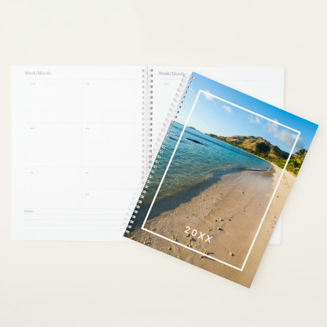 Agenda Paisagem de Praia Tropical, Fiji (Exibição)