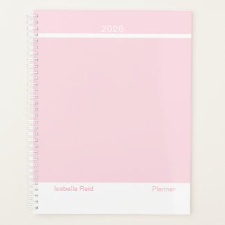 Agenda Pale Pink Minimalist